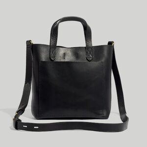 Madewell The Small Transport Crossbody black leather